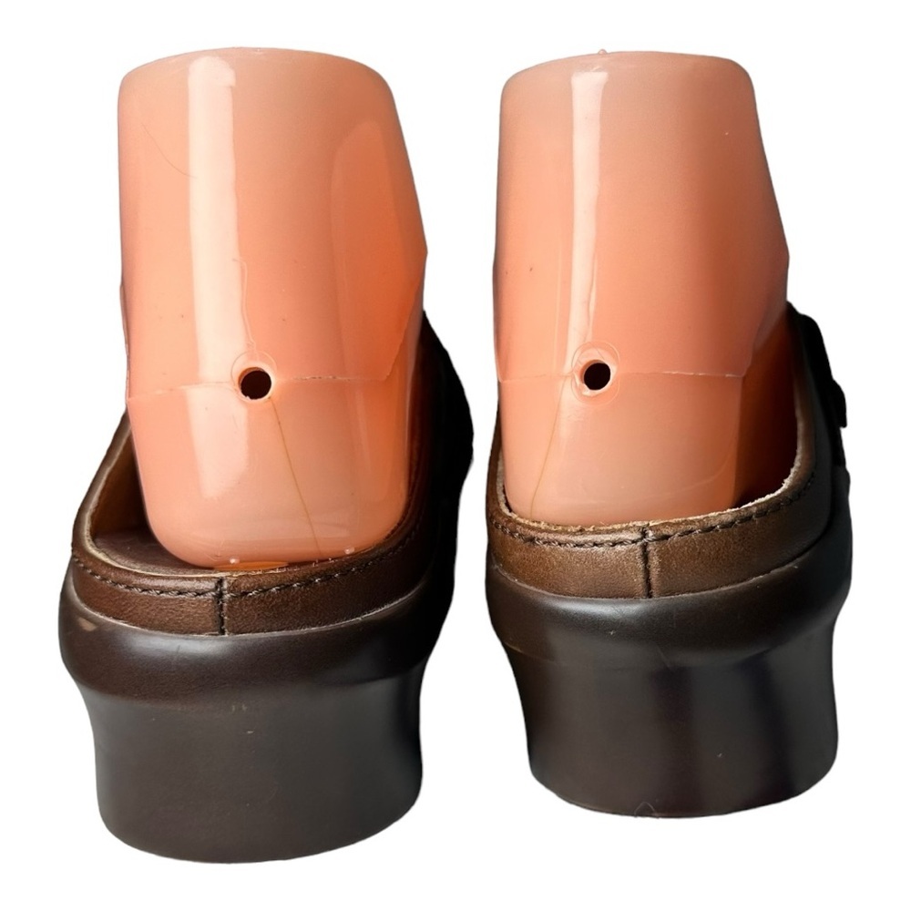 Ariat Shasta Leather Mules Brown Leather Clogs Size 7 - Picture 5 of 16